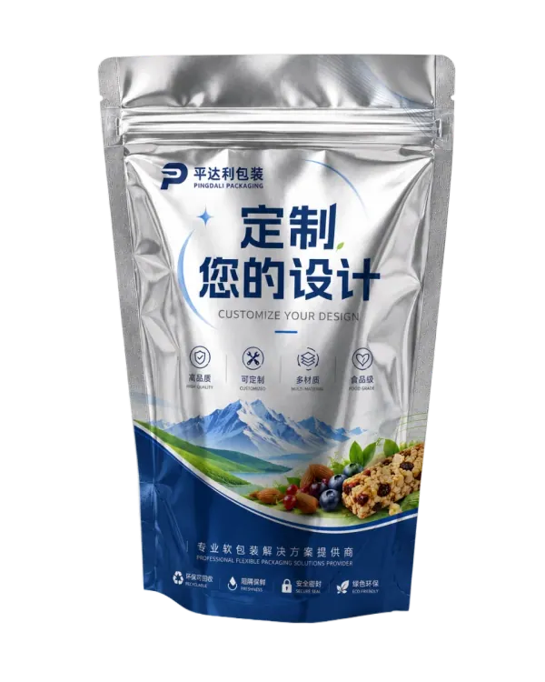 PET/VMPET/PE 印刷效果自立袋预览