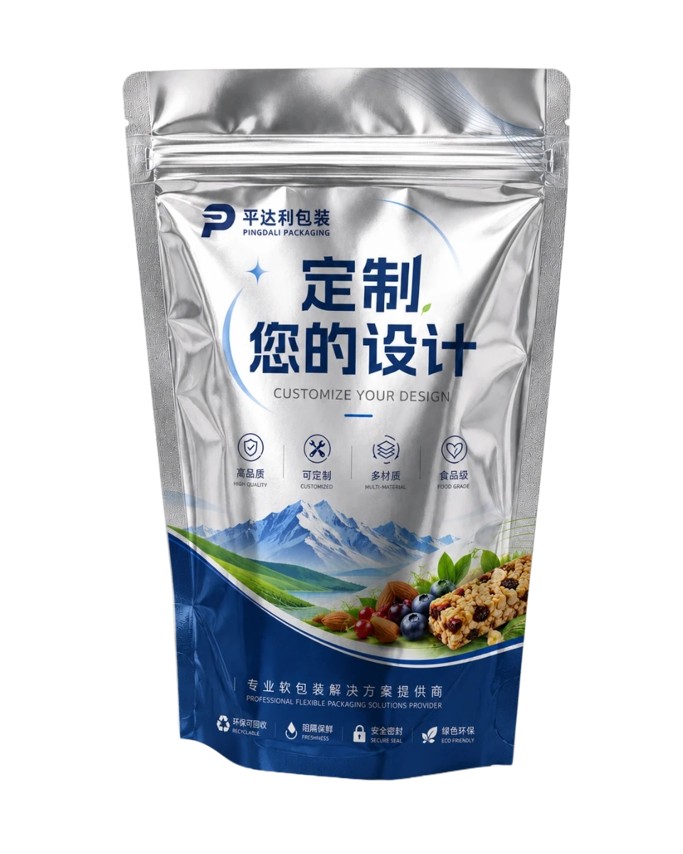 PET/VMPET/PE软包装应用示意